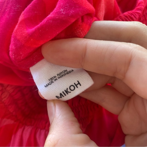 Mikoh Kahuku Ruched Waist Pants In Luau Lei - Picture 12 of 12